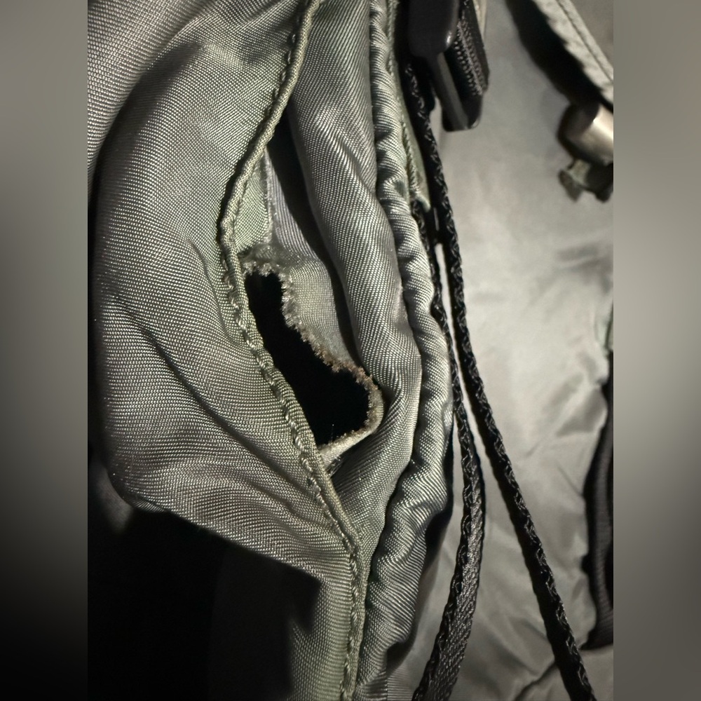 Prada Gray Backpack with Authenticity Certificate… - image 7